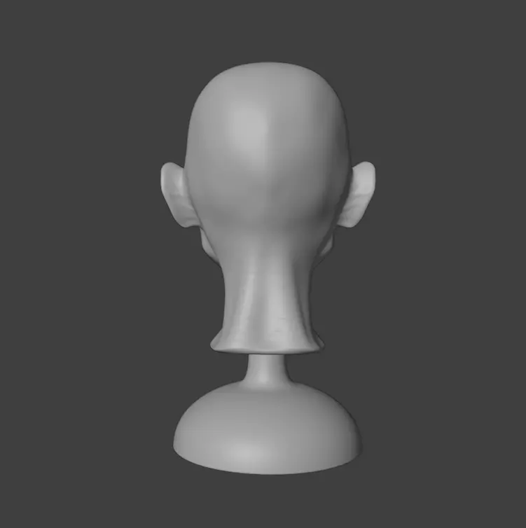 Printable 3d old man 3D print model_3