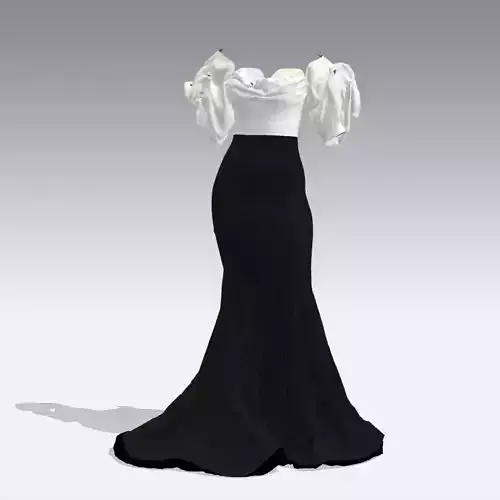 dress heart neckline and drape watermelon slevee