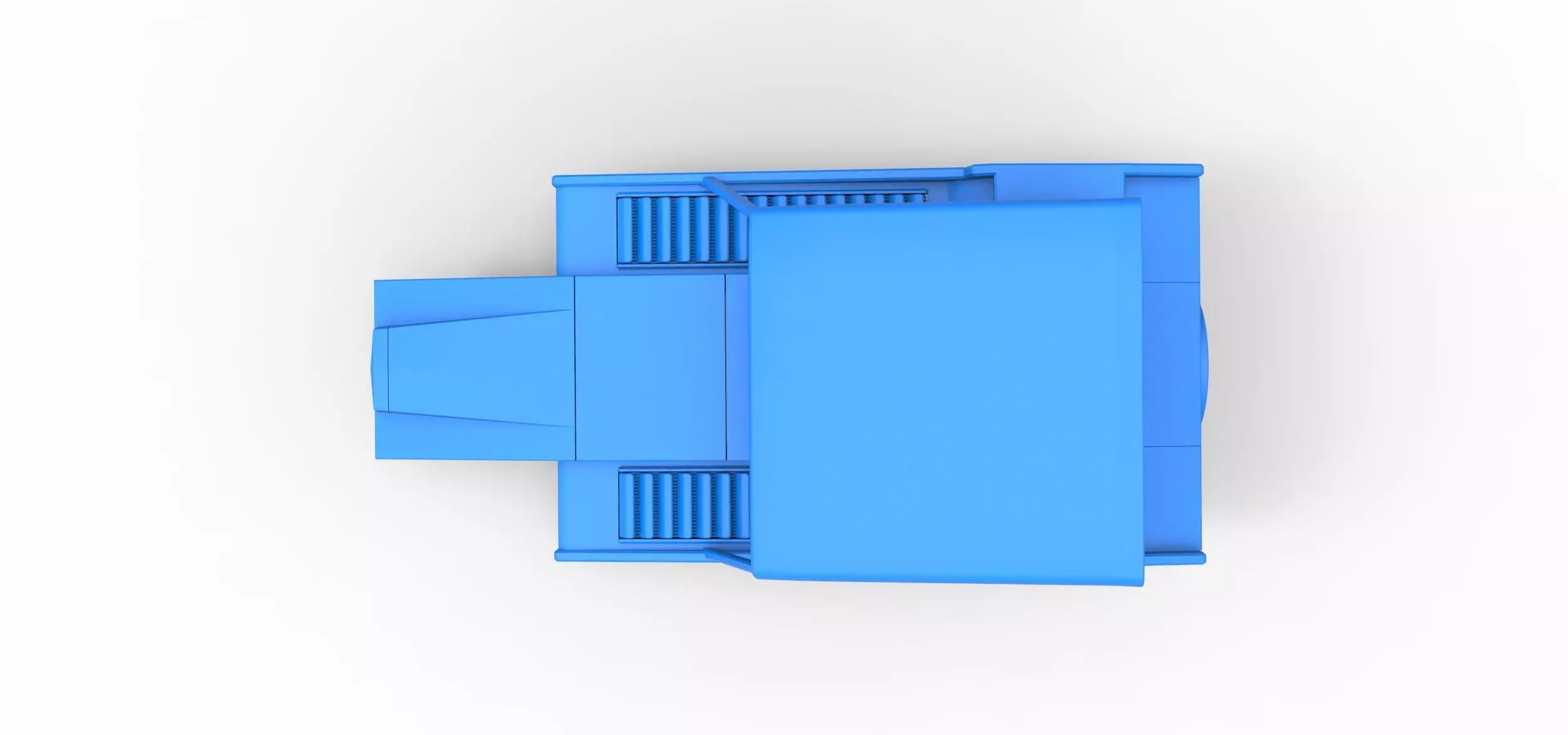 Shell of Vintage Dirt Modified stock car Version 6 Scale 1 to 25 3D print model_7