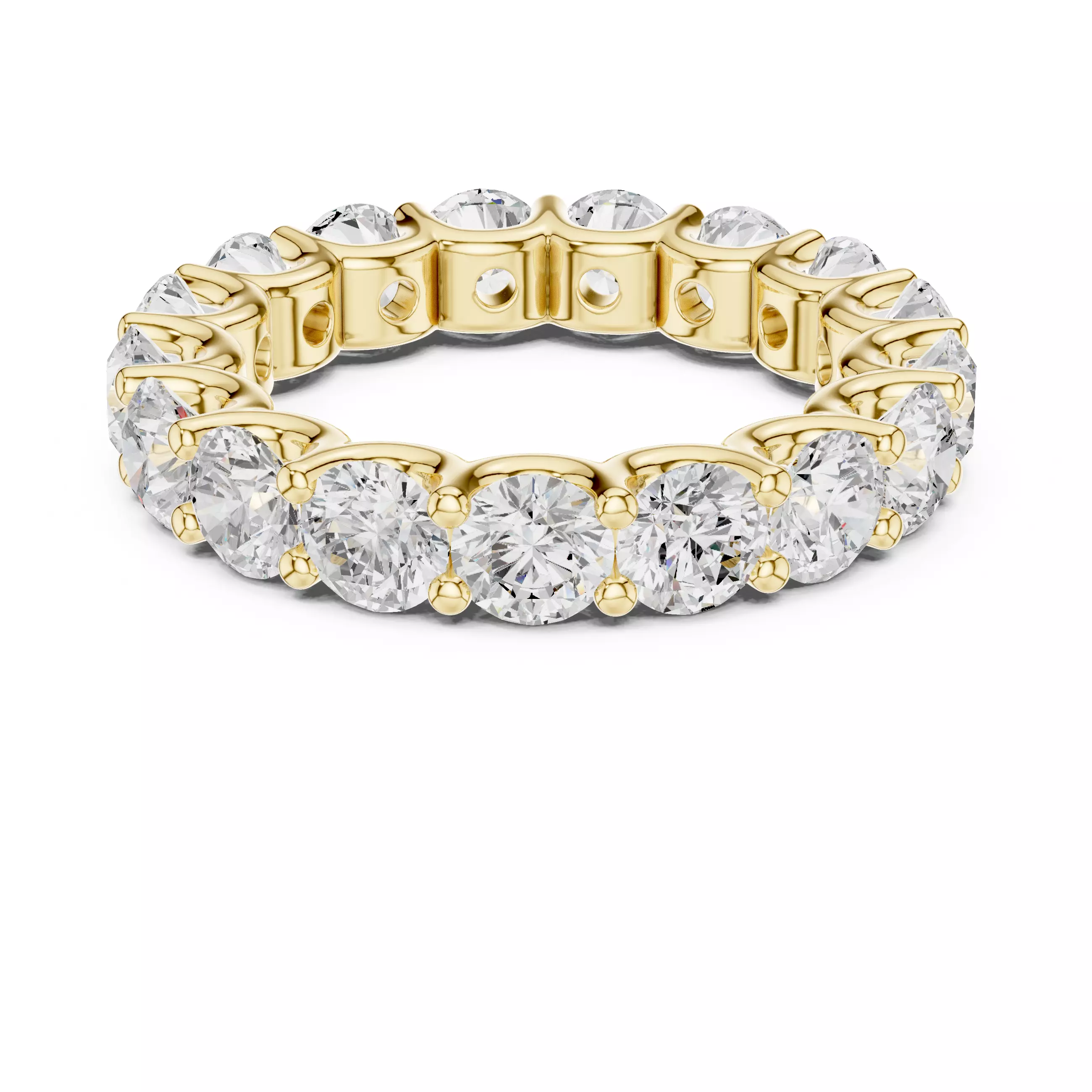 Eternity Band Ring 3dm stl renders animation details 3D print model_15