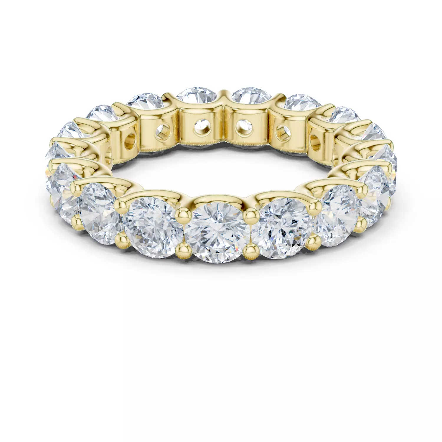 Eternity Band Ring 3dm stl renders animation details 3D print model_2