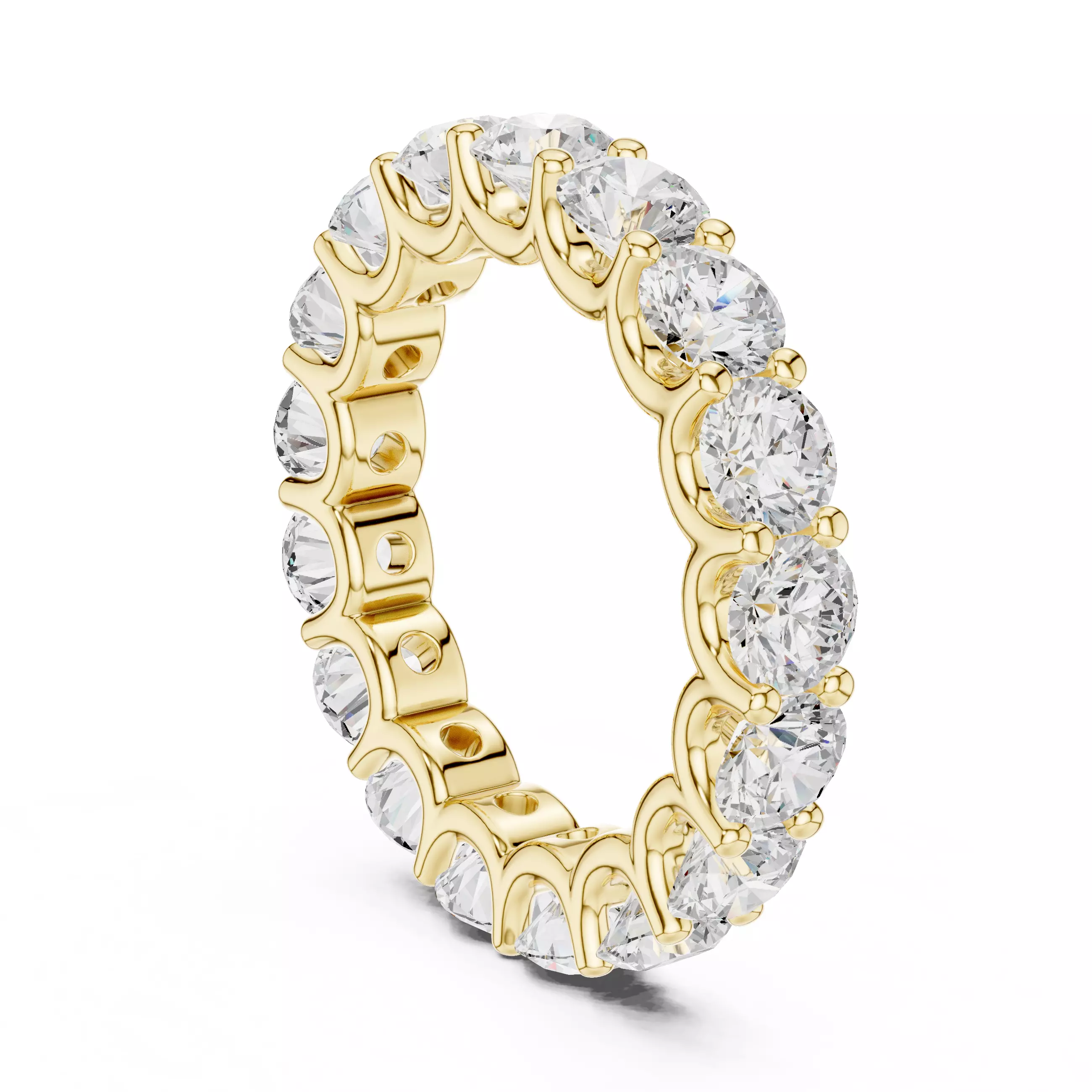 Eternity Band Ring 3dm stl renders animation details 3D print model_8
