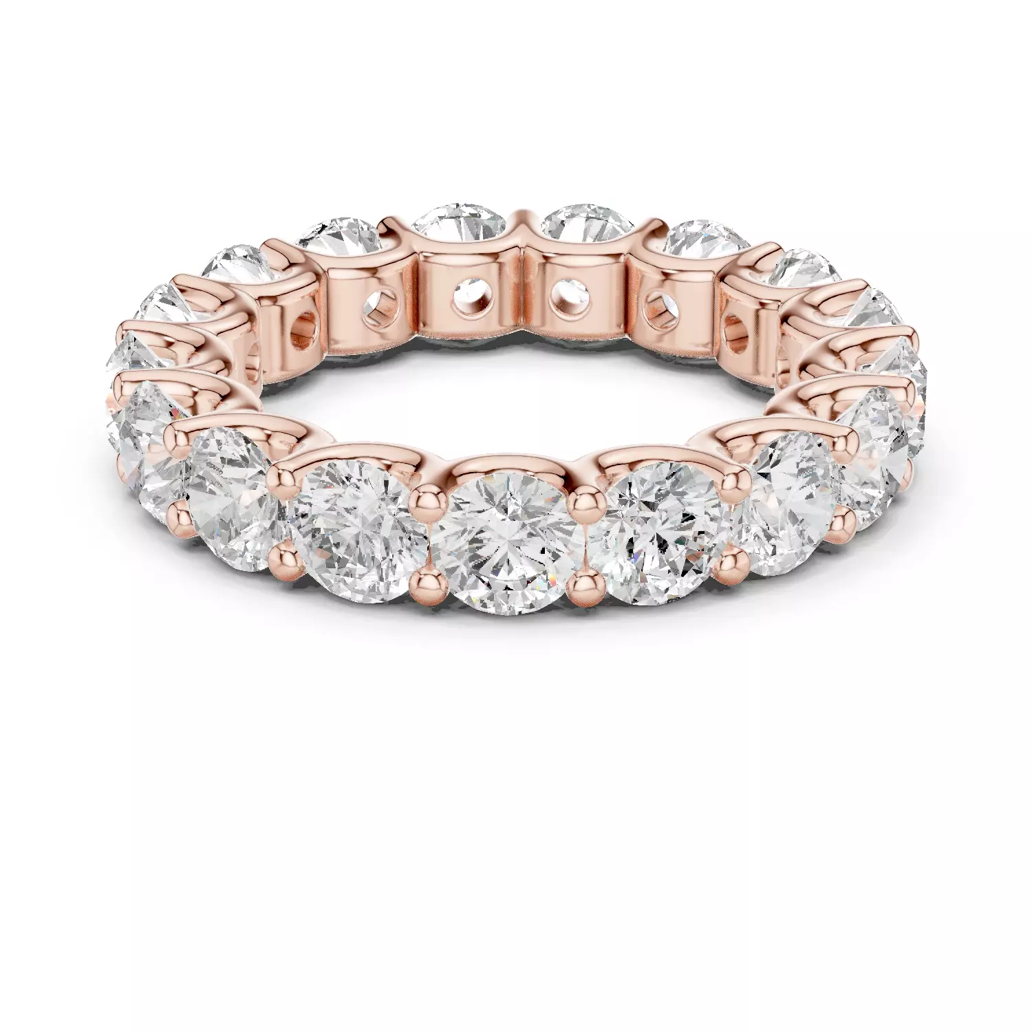 Eternity Band Ring 3dm stl renders animation details 3D print model_0