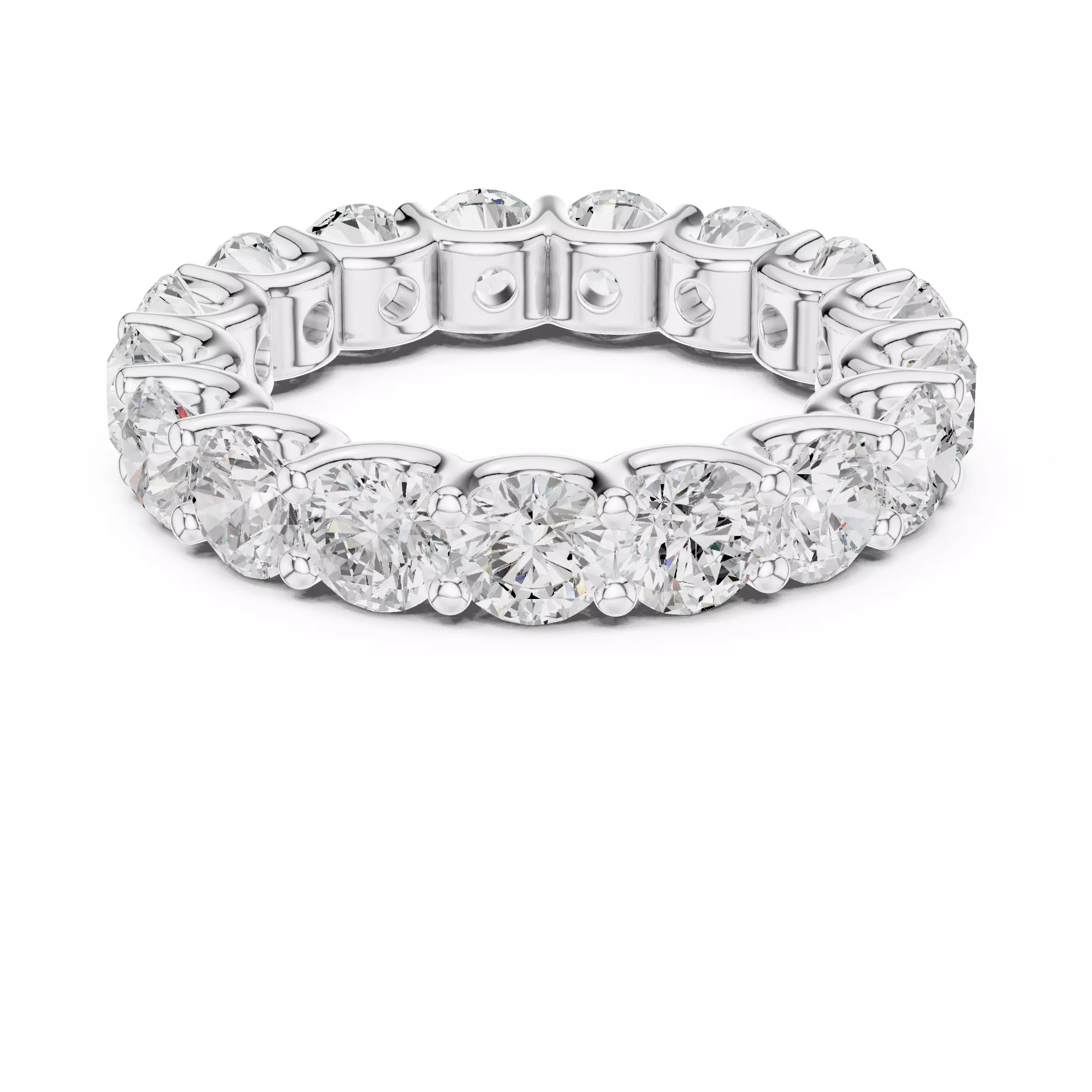 Eternity Band Ring 3dm stl renders animation details 3D print model_13