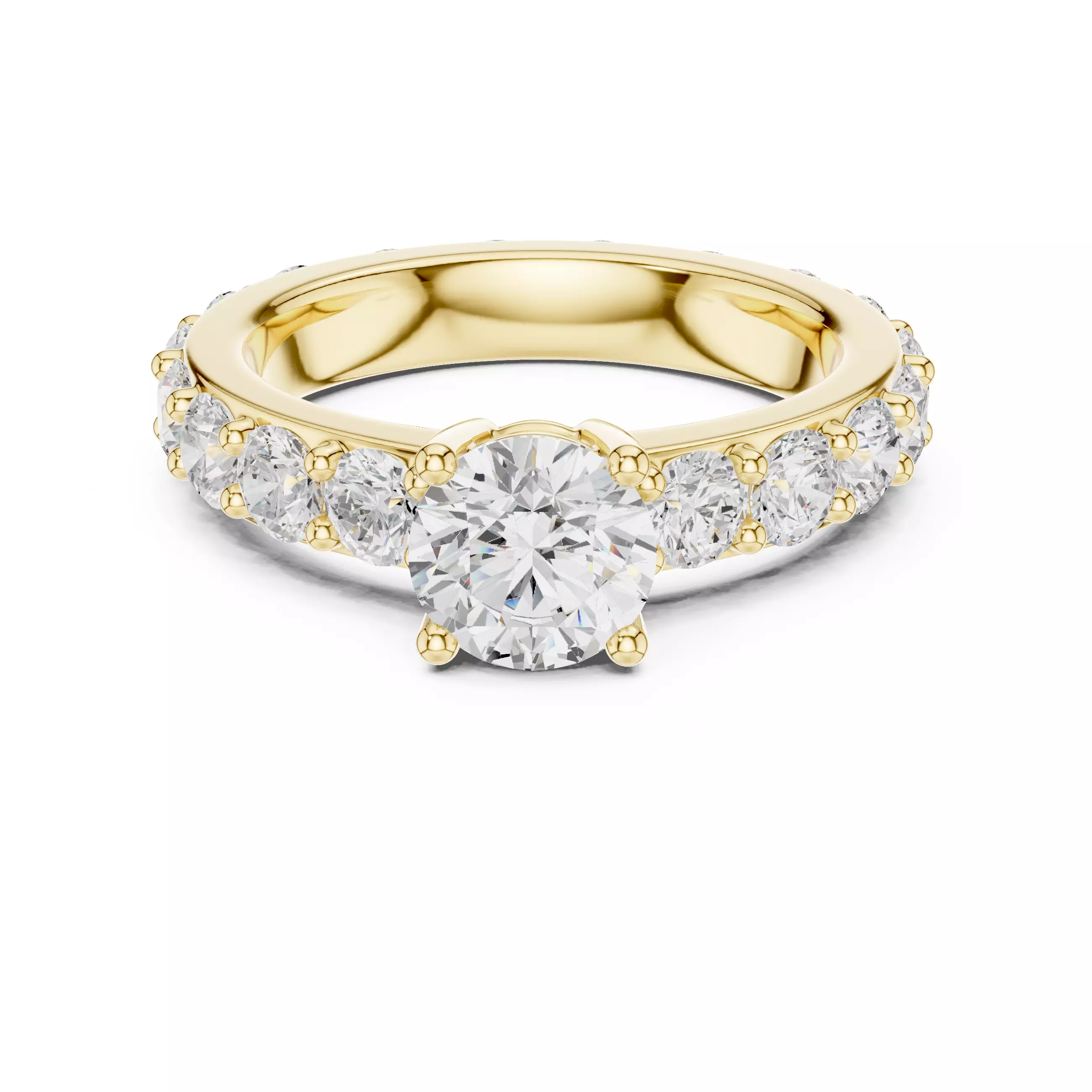 Solitaire Ring 3dm stl renders animation videos details 3D print model_15