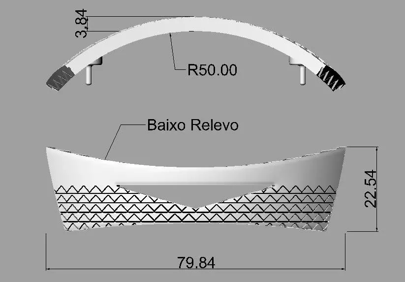 Metal Zamak Bridle 3D print model_5
