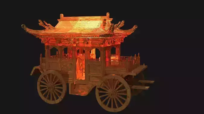 Chinese ancient  carriage  