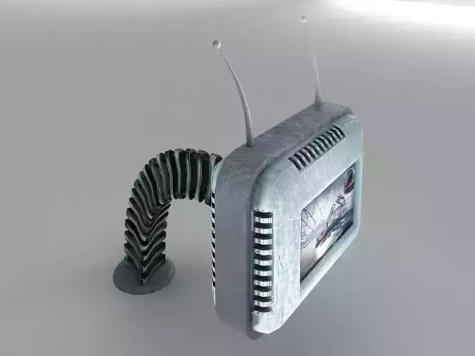 Futuristic Retro TV