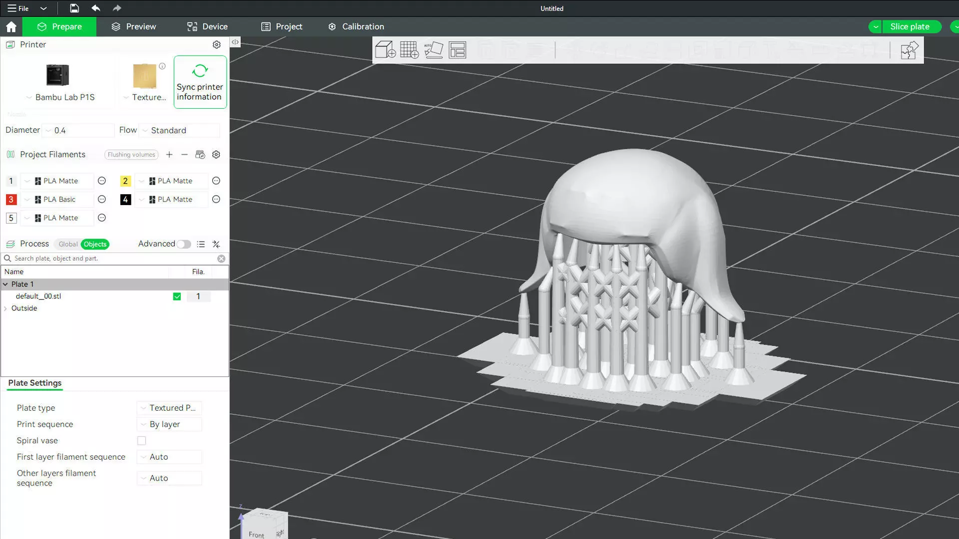 Custom3Dprint Minifigure Accessory - Minifigure Hair S2 - 095 3D print model_3