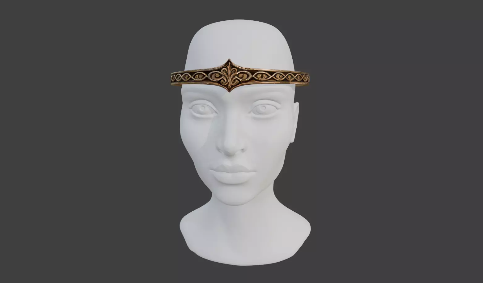 CELTIC PRINCESS CIRCLET 3D print model_0