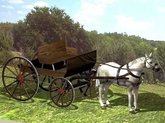 one-horse shay 3D model