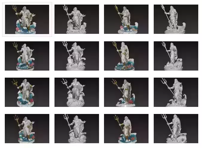 Poseidon Collection - Kings of the Ocean 3D Bundle