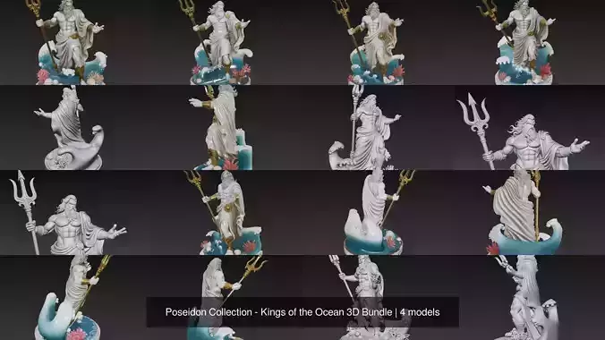 Poseidon Collection - Kings of the Ocean 3D Bundle
