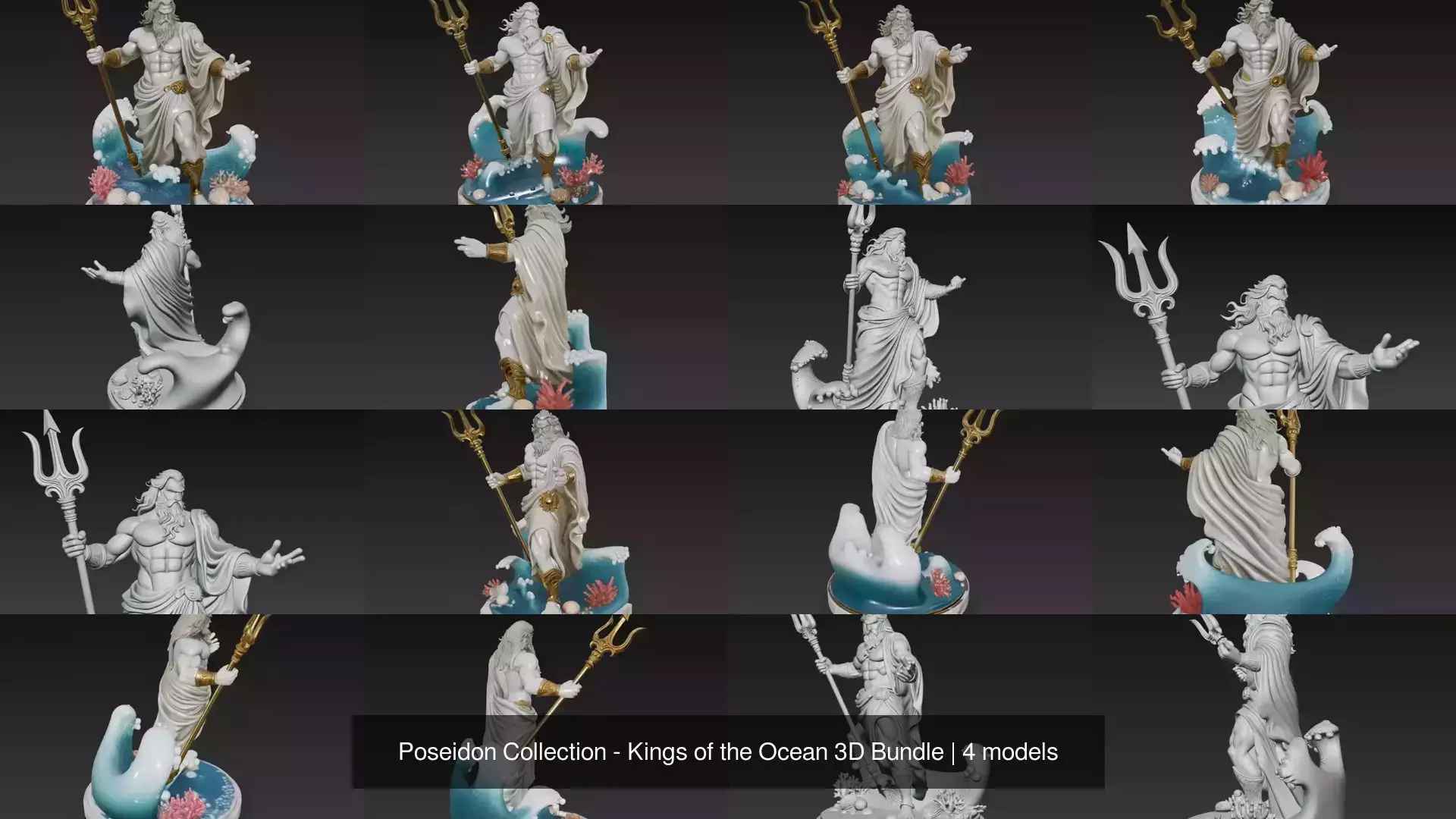 Poseidon Collection - Kings of the Ocean 3D Bundle _1