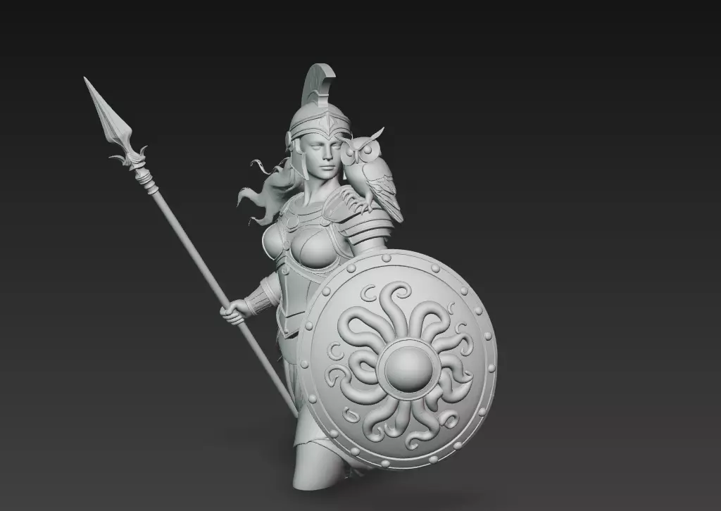 Athena Collection - Goddess of Wisdom and War 3D Bundle _17