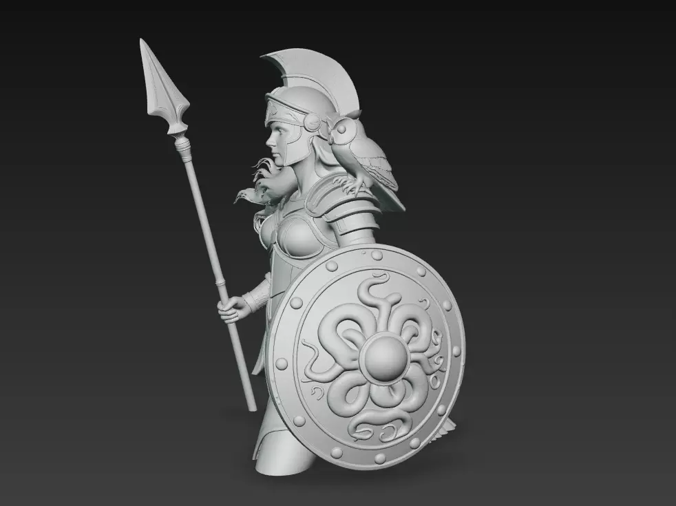 Athena Collection - Goddess of Wisdom and War 3D Bundle _11