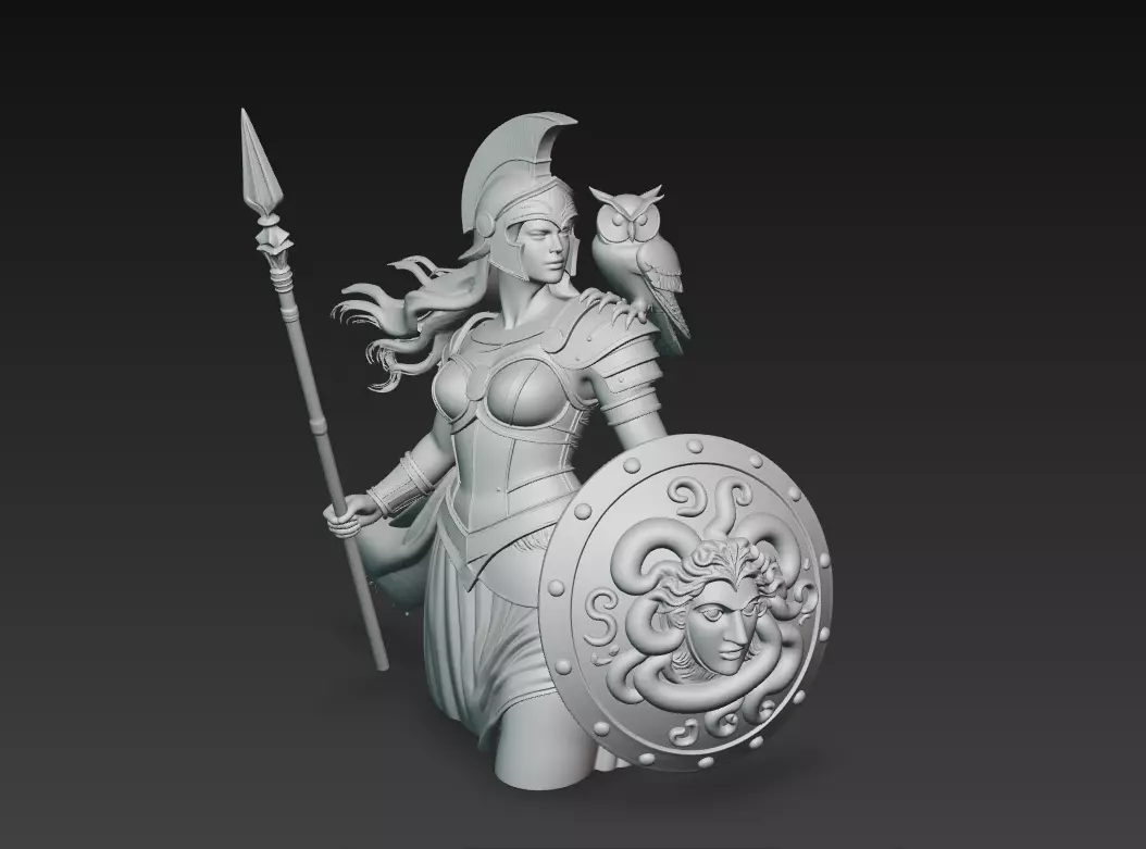 Athena Collection - Goddess of Wisdom and War 3D Bundle _7