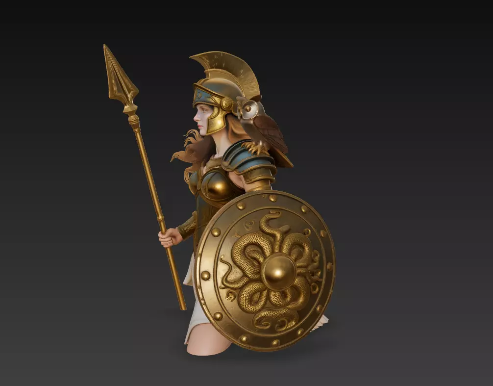 Athena Collection - Goddess of Wisdom and War 3D Bundle _10