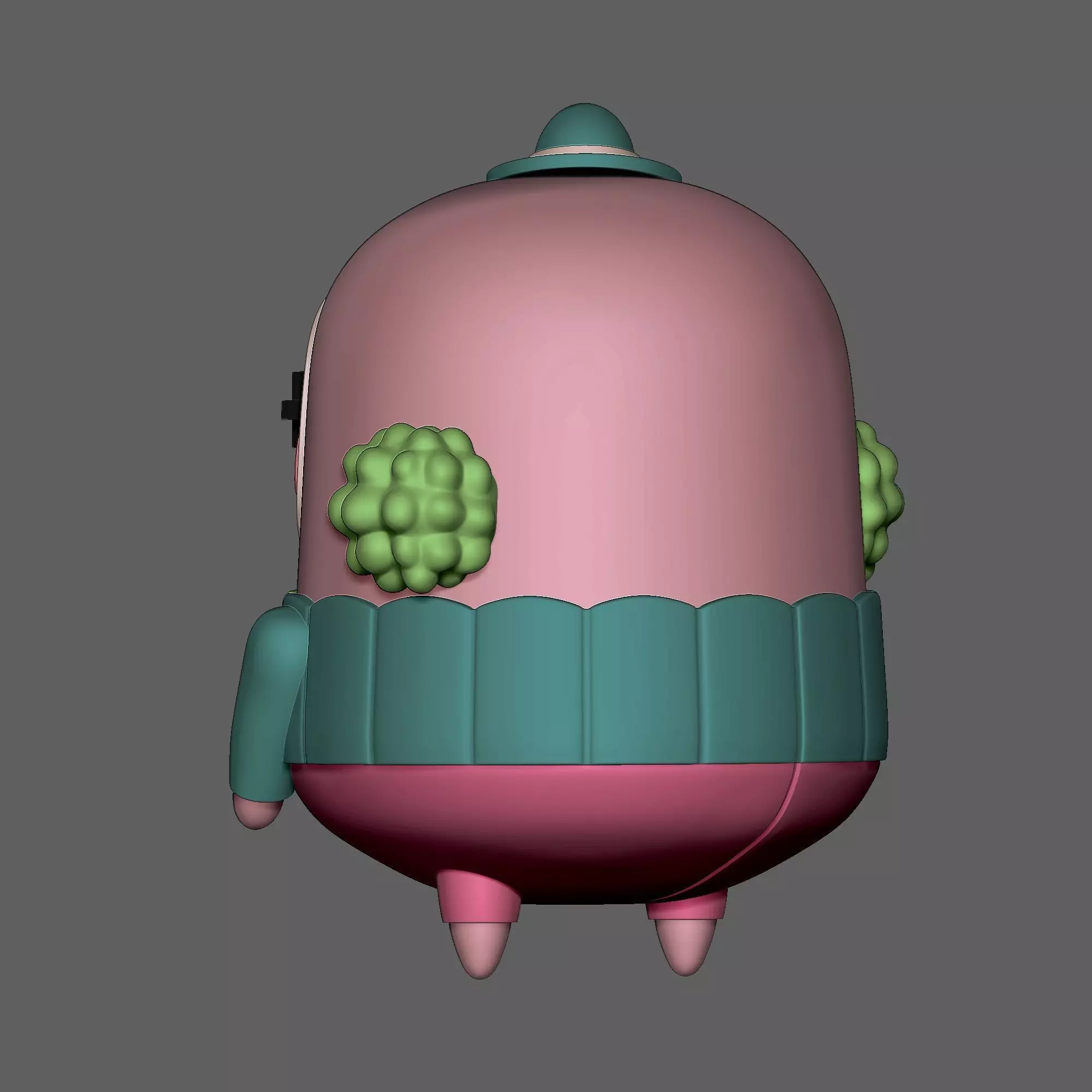 Happy Clown 01 3D print model_9