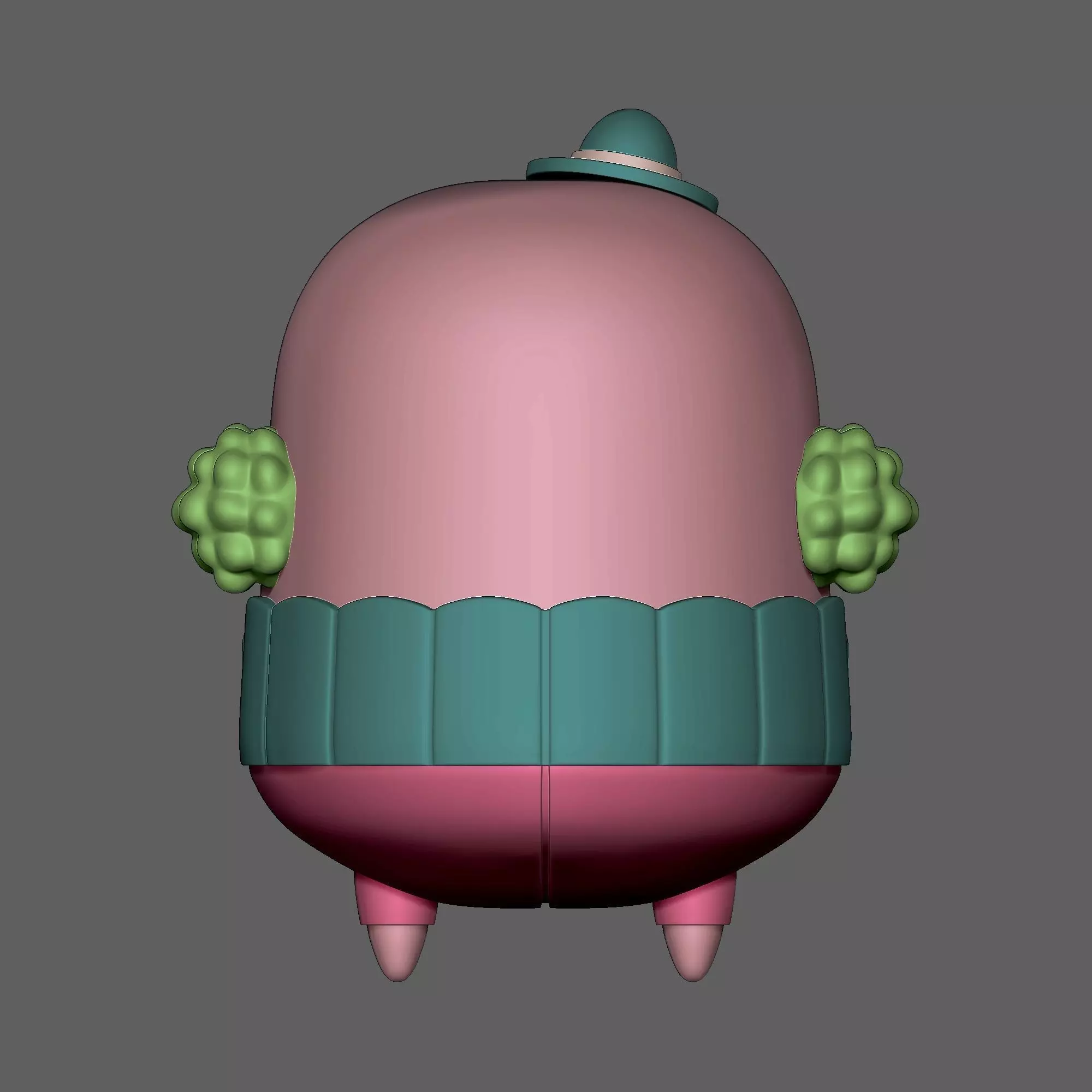 Happy Clown 01 3D print model_6