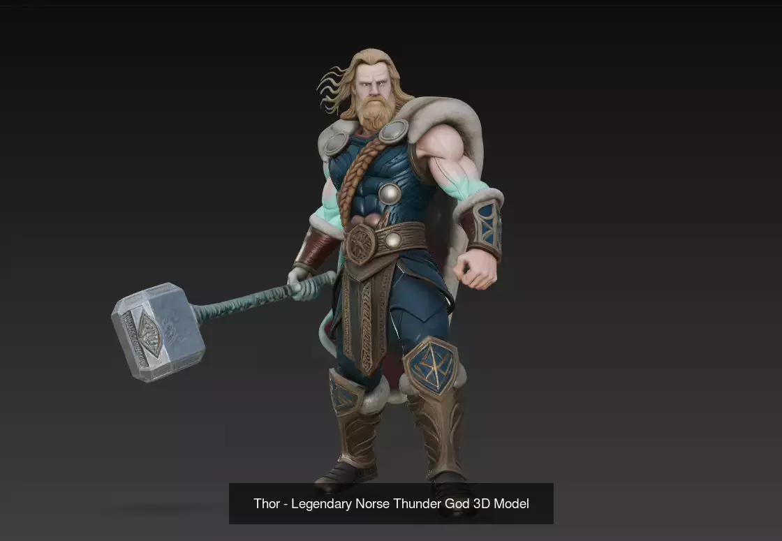 Thor - Odin Collection - Norse Gods of Thunder 3D Bundle _4