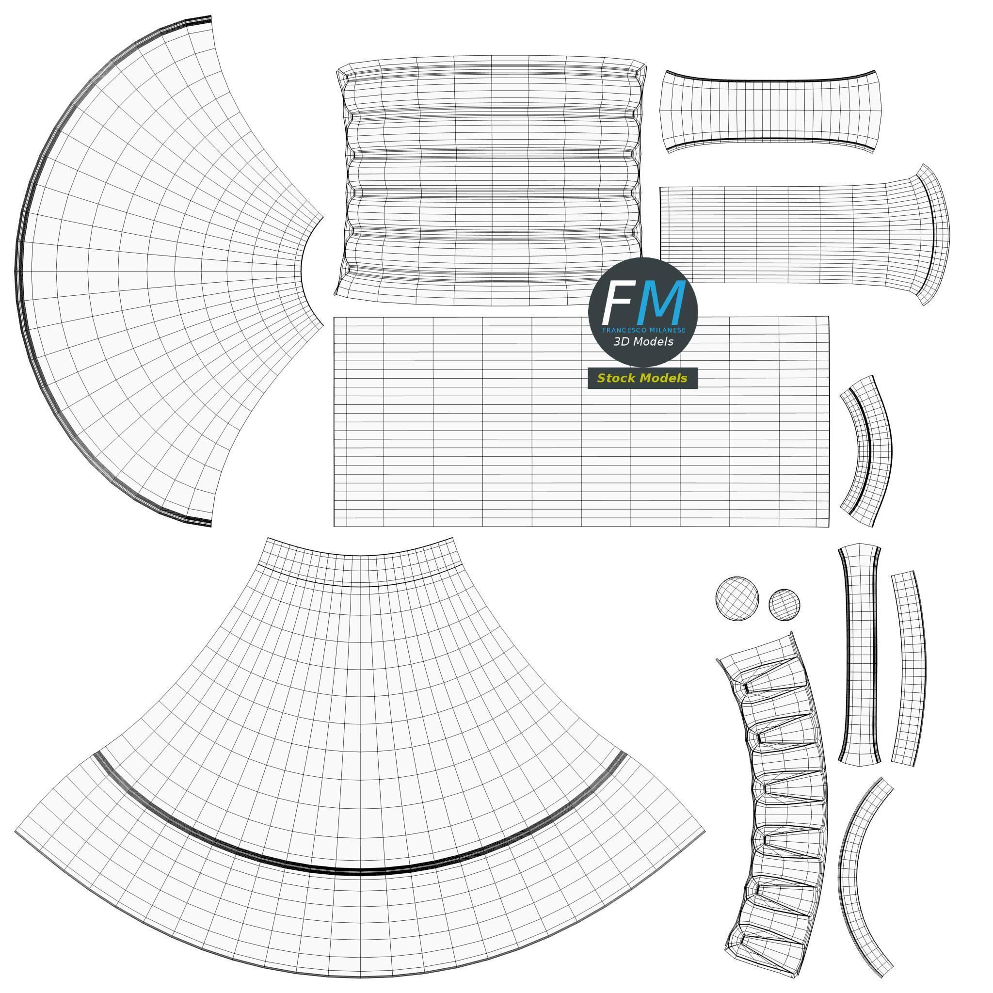 RPG-7 rocket launcher 3D model_12