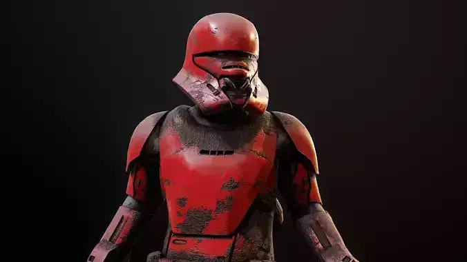 Jet Trooper Rigged and Animated