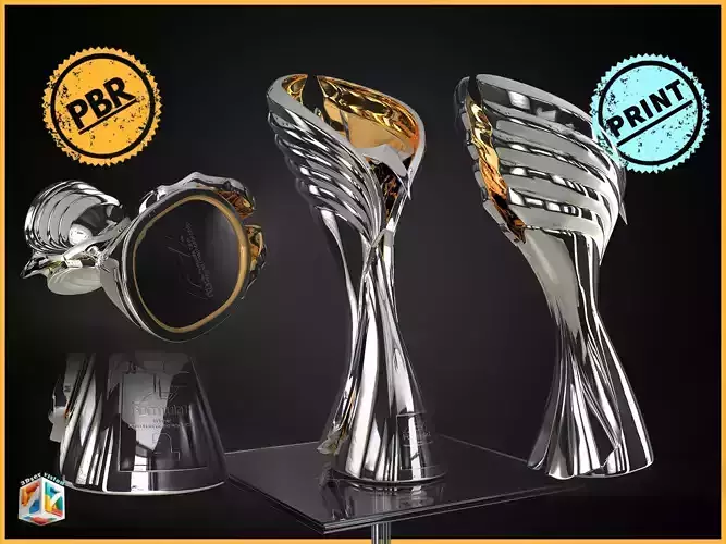 Formula1 F1 Abu Dhabi GP Award Trophy - cinematic - 3D print