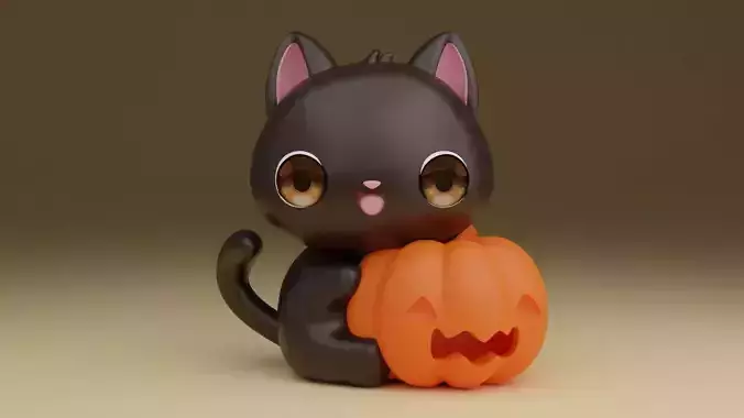 halloween cat 01