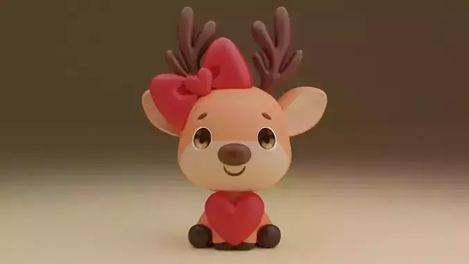 Valentine deer 06