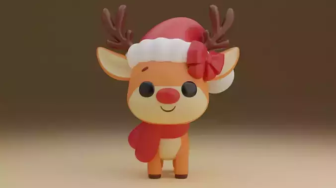 Christmas deer 04