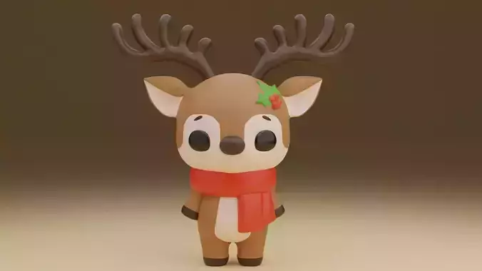 Christmas deer 03