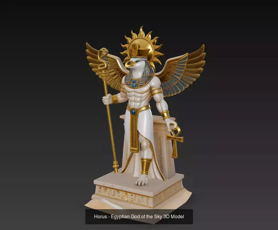 Ra - Horus Collection - Egyptian Gods of the Sun and Sky 3D _1