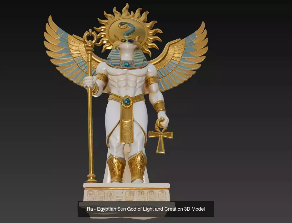 Ra - Horus Collection - Egyptian Gods of the Sun and Sky 3D _4