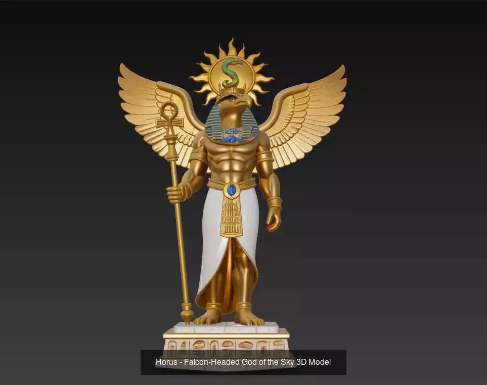 Ra - Horus Collection - Egyptian Gods of the Sun and Sky 3D _2