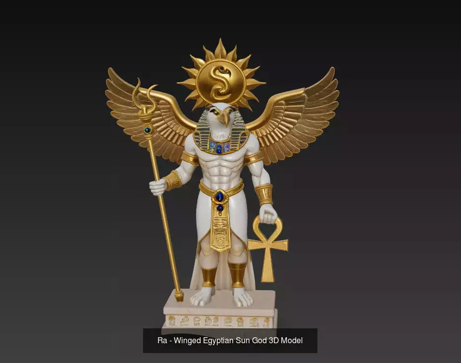 Ra - Horus Collection - Egyptian Gods of the Sun and Sky 3D _3