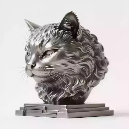Cat sculpture