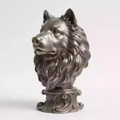 Dog sculpture