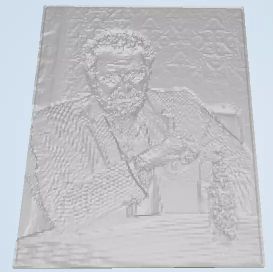 The Most Interesting Man in the World Lithophane Free 3D print model