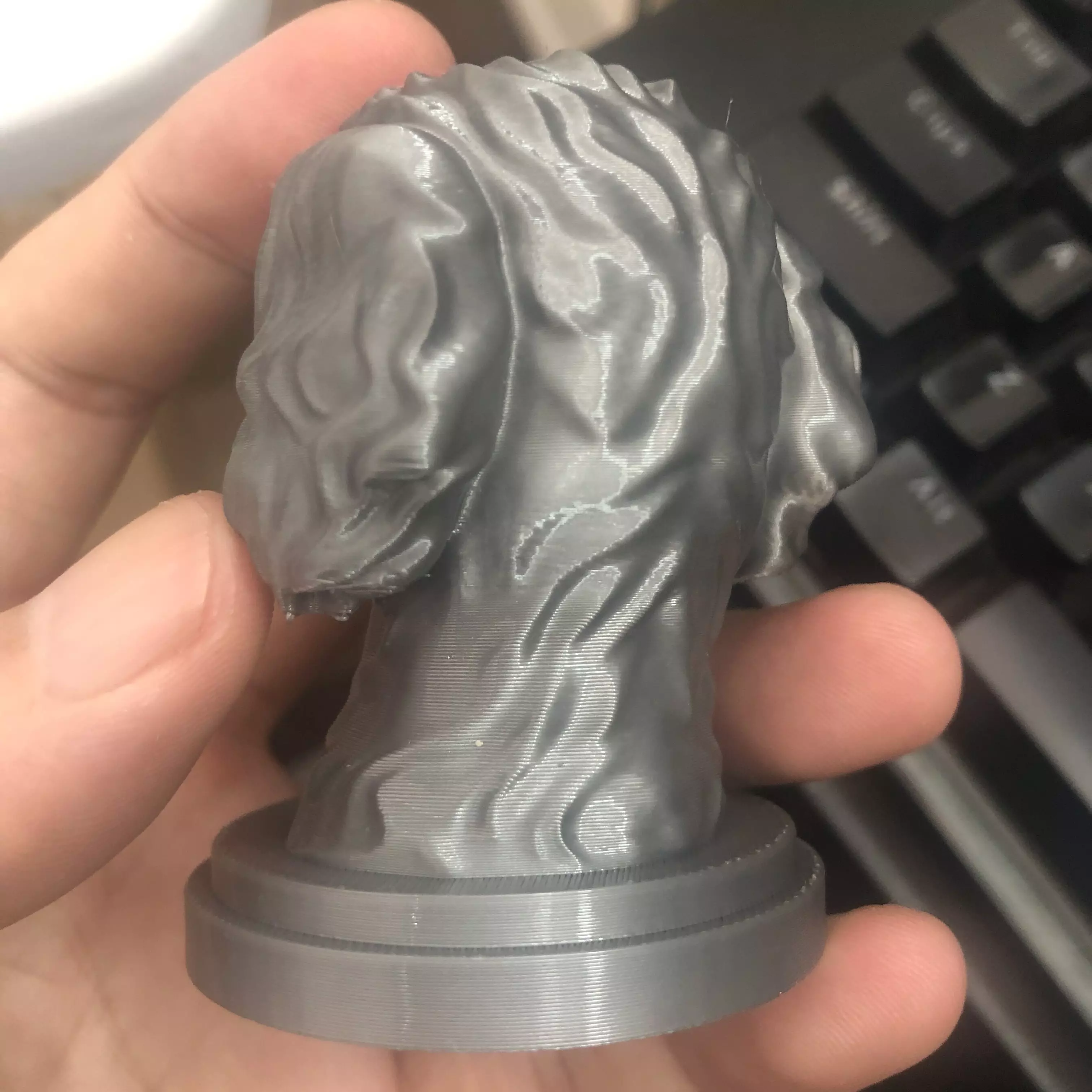 Dog sculpture 3D print model_3