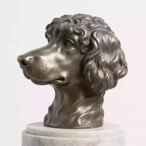 Dog sculpture