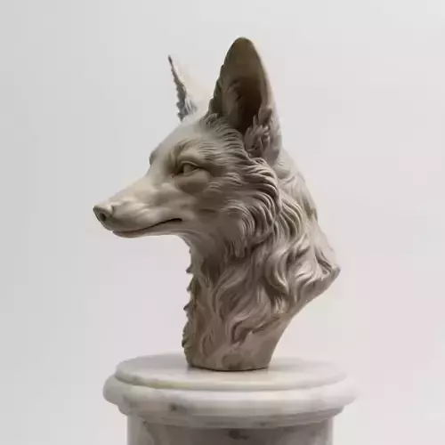 Fox sculpture