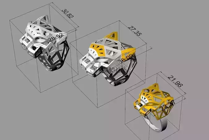 rings -tiger-3models
