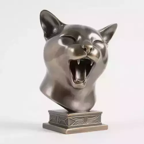 Cat sculpture