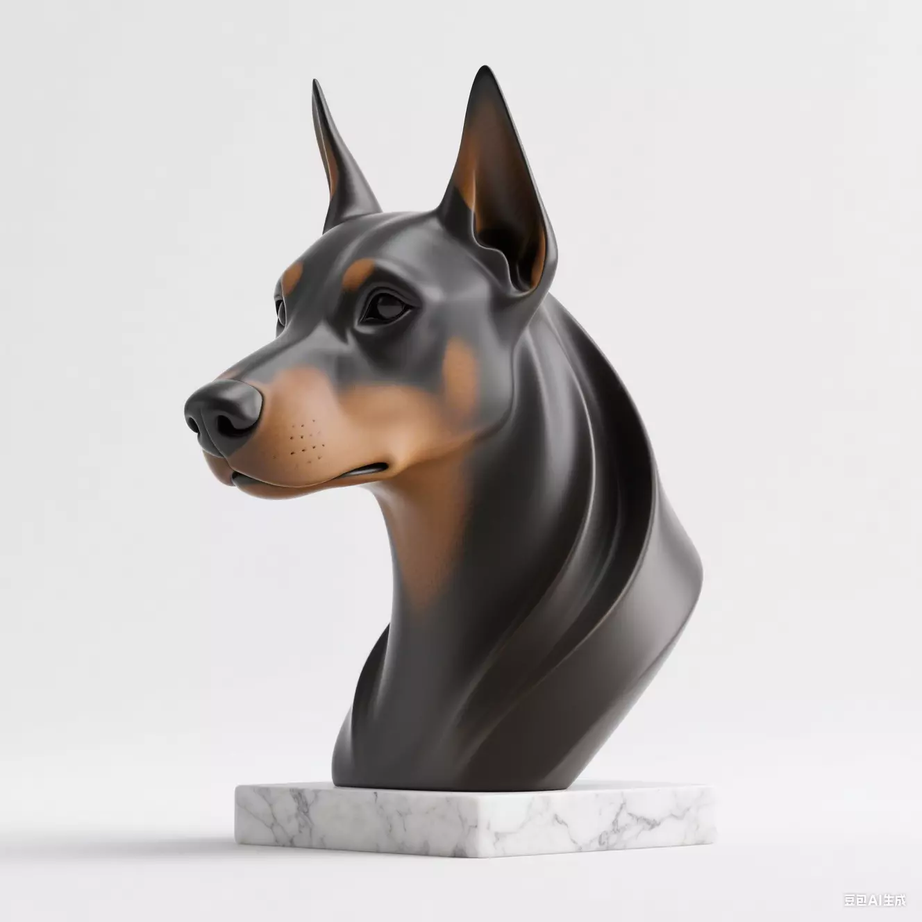 Doberman Pinscher 3D print model