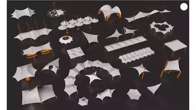 tensioned membrane structure