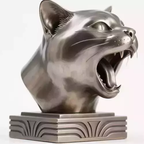 Cat sculpture