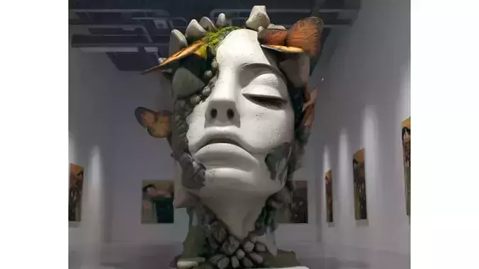 face sculpture