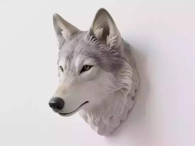 wolf sculpture