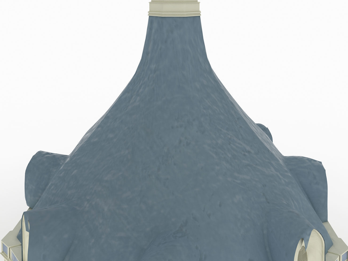 Gazebo Octogonal Victorian Style 3D model_3